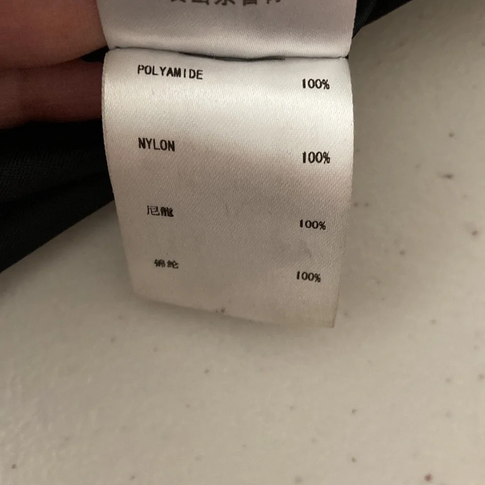 Agnes b. Black Purse, Heavy Satin, Zipper, Designer Bag Charms, Inner Pockets - Picture 10 of 16